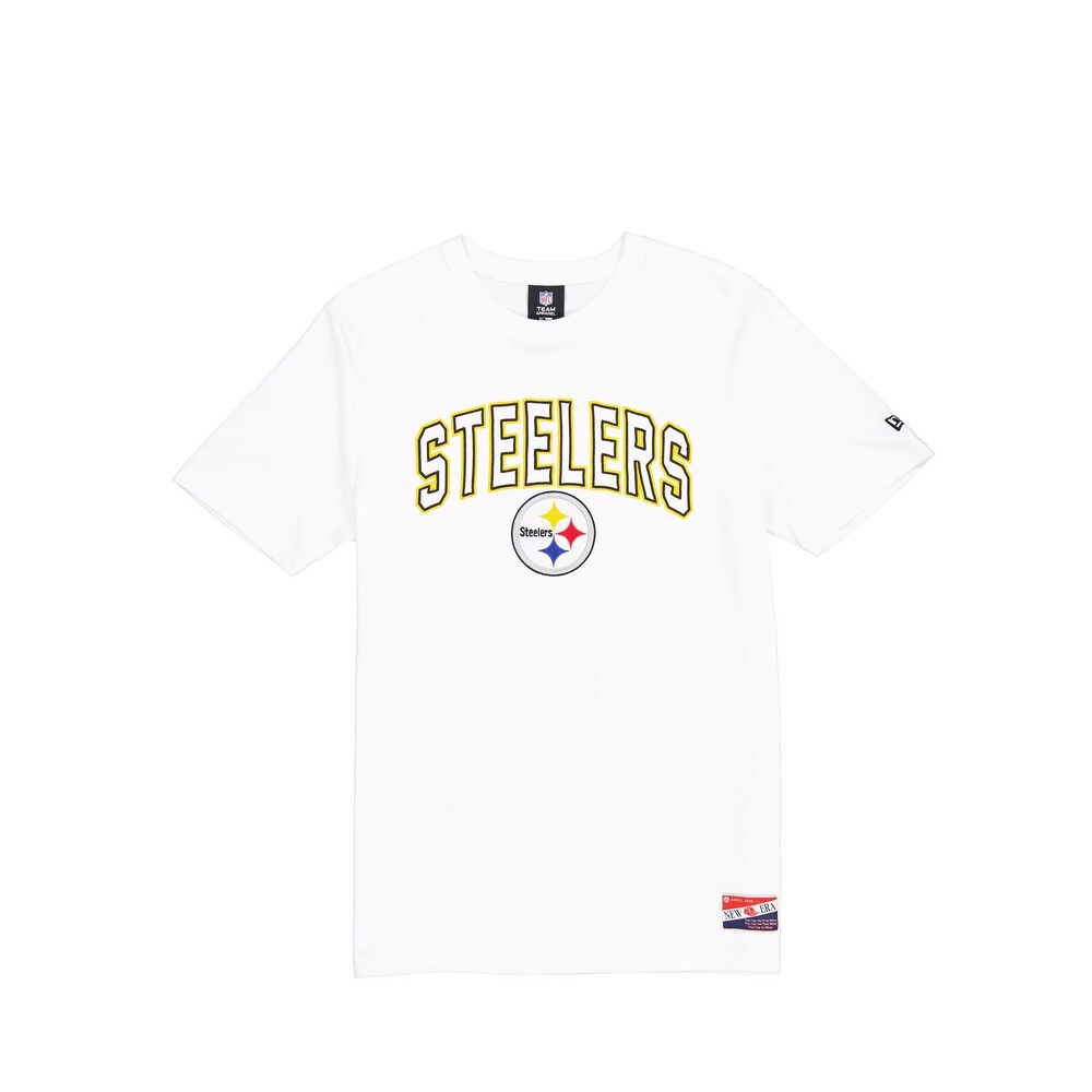 New Era Pittsburgh Steelers Throwback White T-Shirt - Size L